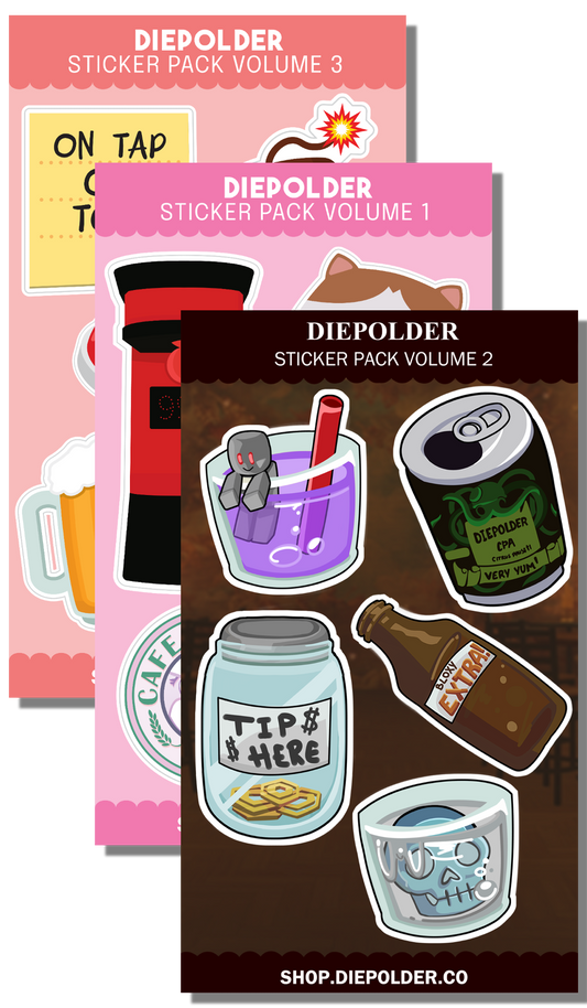 Sticker Pack: Volume 1-3 (1pcs ea)