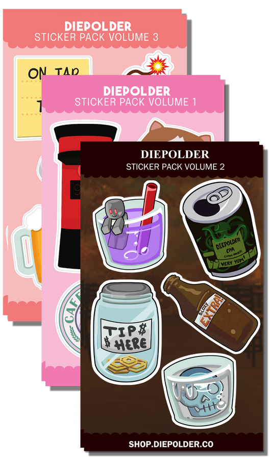 Sticker Pack: Volume 1-3 (2pcs ea)