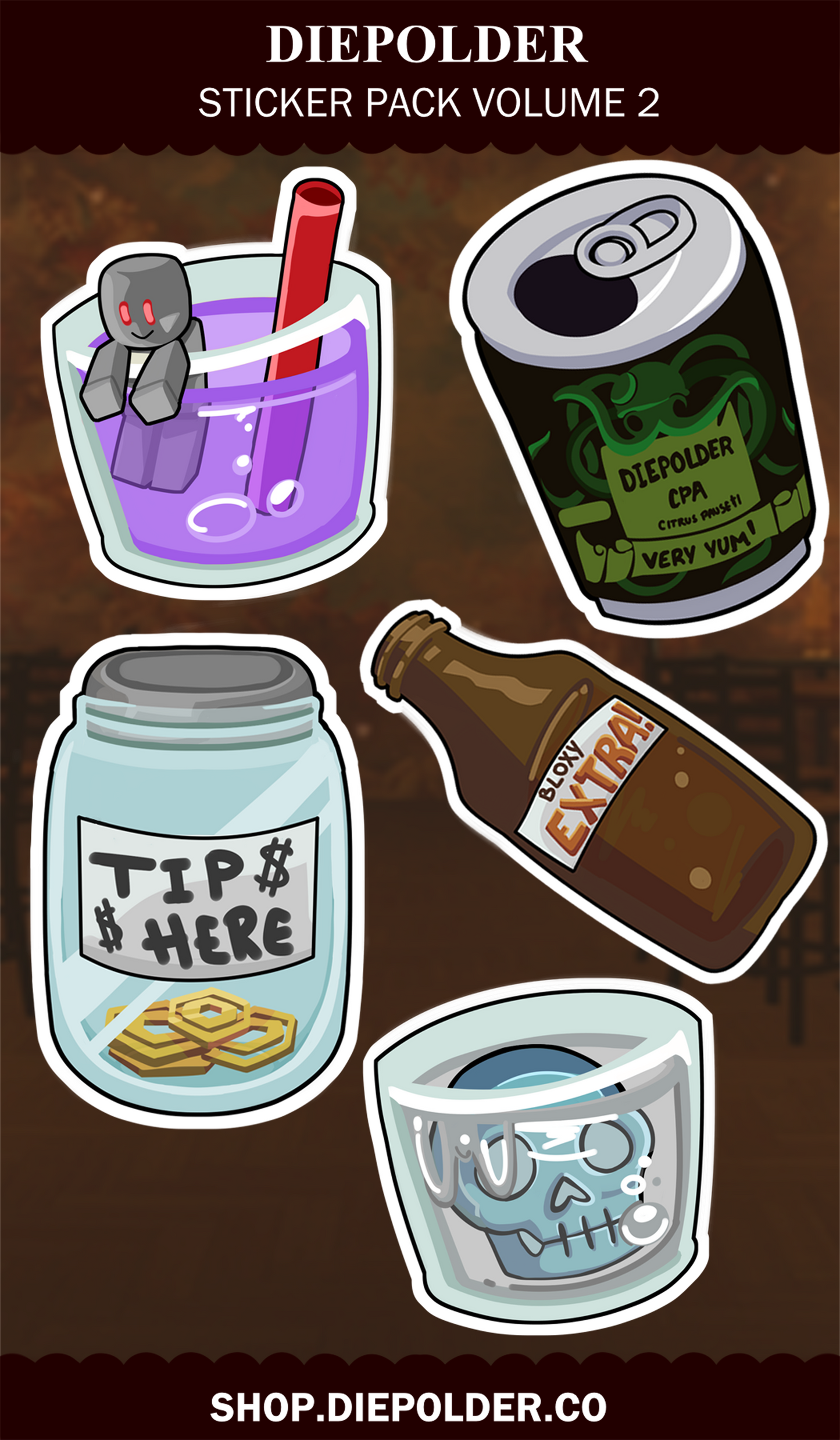 Sticker Pack: Volume 2 (1pcs)